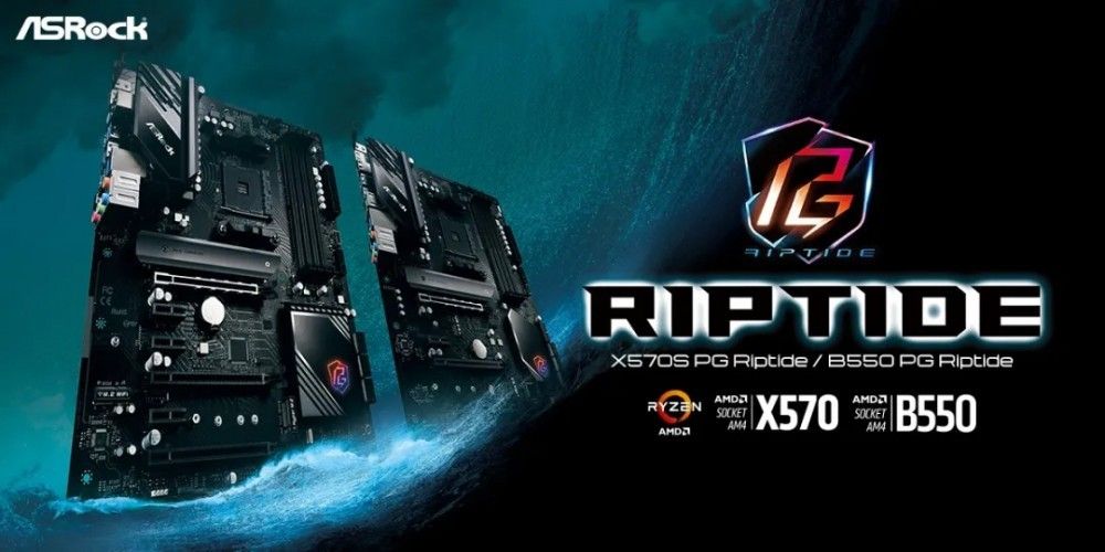 华擎发布全新X570S/B550 PG Riptide 两款