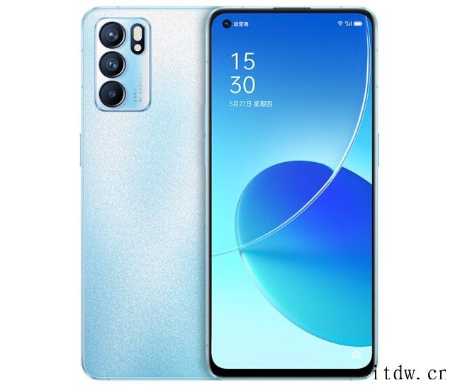 OPPO Reno6 明日开售:90Hz 屏 + 65W 超