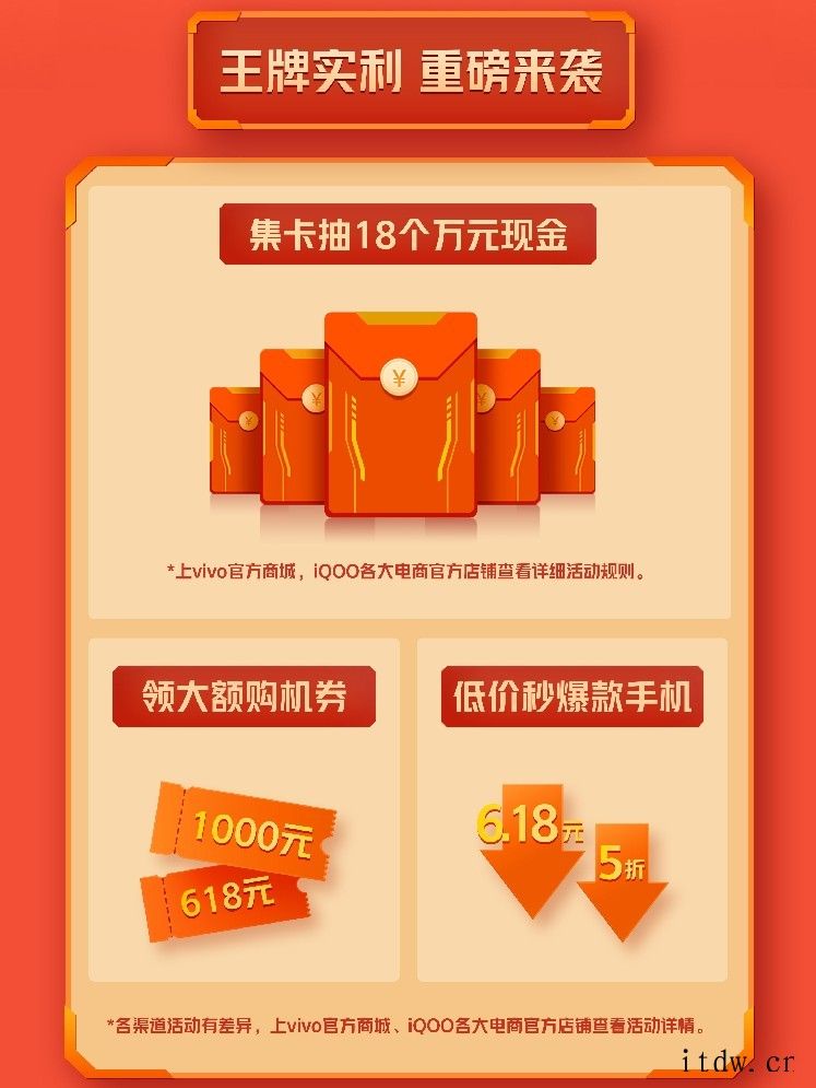 最高直降 700 元,iQOO 公布 618 战略