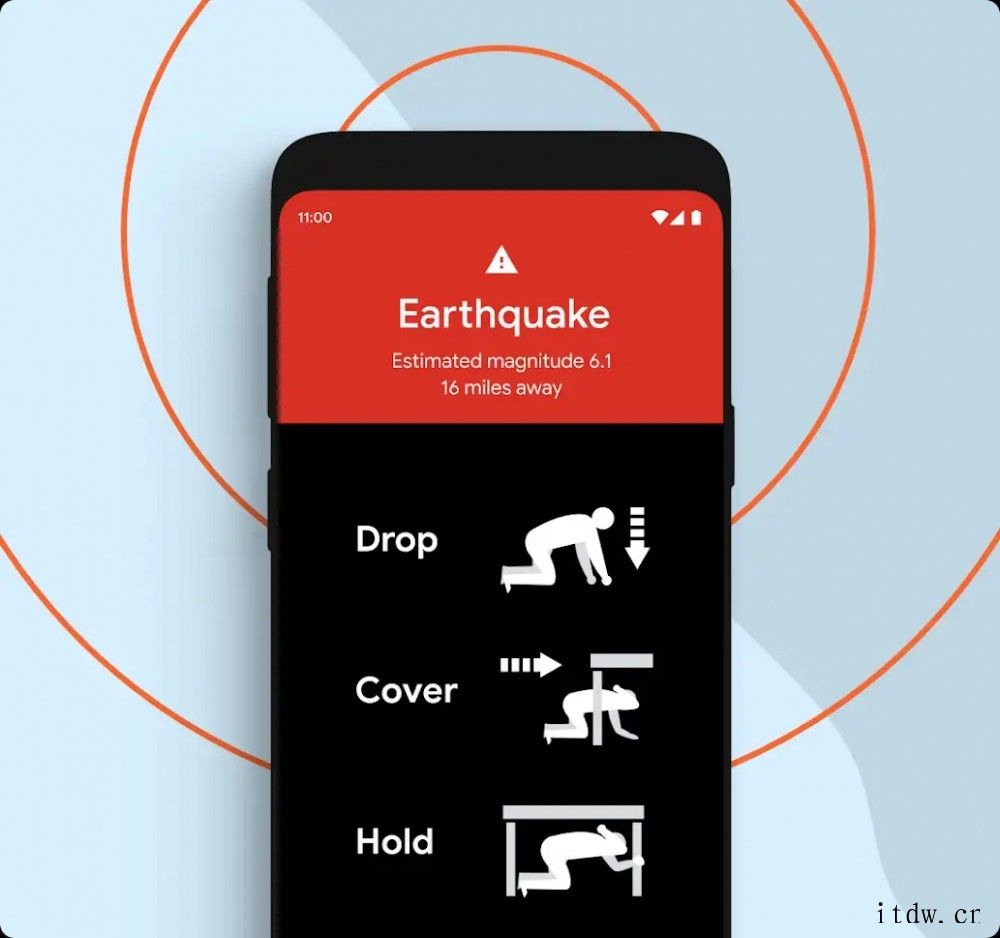 谷歌宣布扩展 Android 地震预警功能,推出紧急报警系统