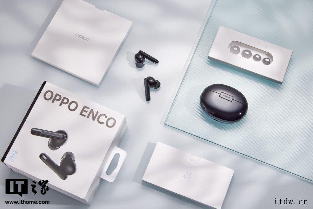 【IT之家开箱】OPPO Enco Free2 耳机黑色版图