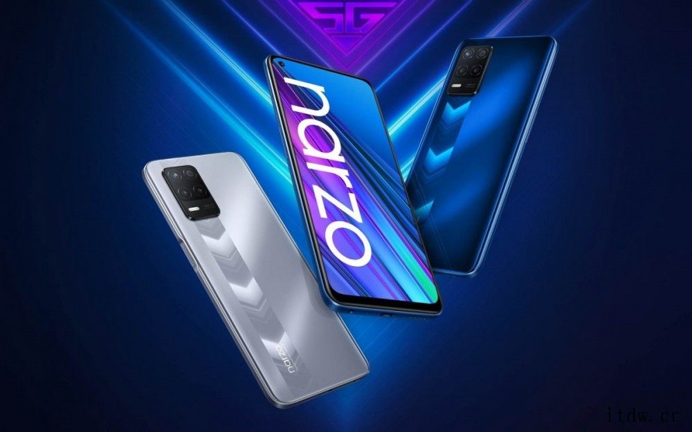 realme Narzo 30 (5G) 海外发布:1090