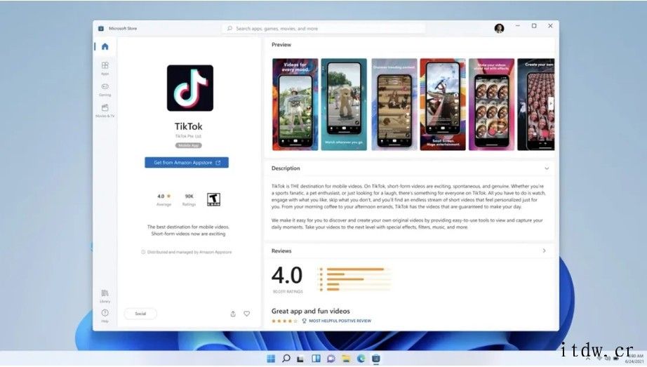 微软:Win11 运行安卓 App 已准备好,将在后续预览版