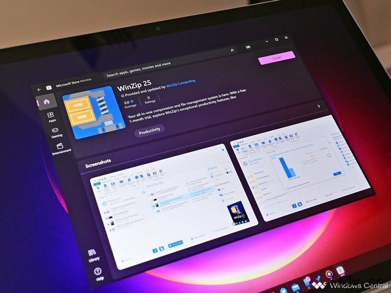 WinZip 25 Pro 上架 WIn11 商店:为经典