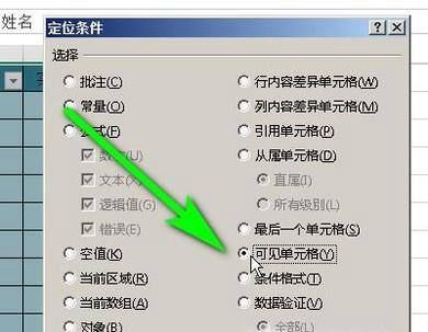 EXCEL2007版本中只复制筛选部分的方法