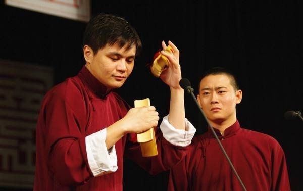 德云社总教习:高峰高老板 高峰,天津人,第一次登台表演