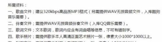 怎么入库QQ音乐、酷狗音乐