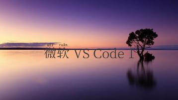 微软 VS Code 1