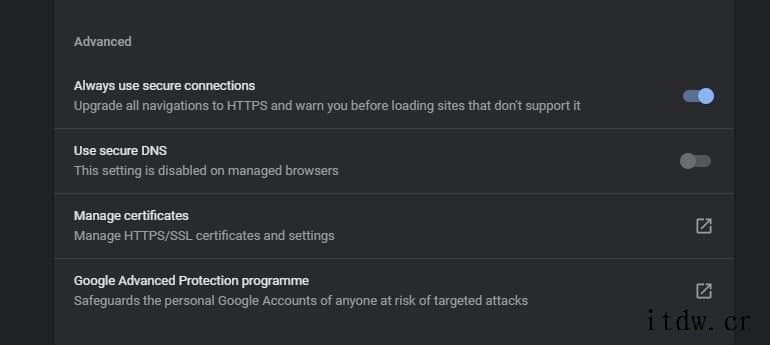 谷歌 Chrome 浏览器有望加入仅允许 HTTPS 安全模