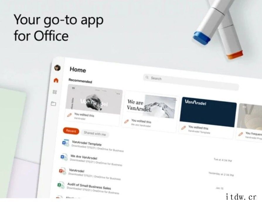 微软 Office iOS 预览版 2