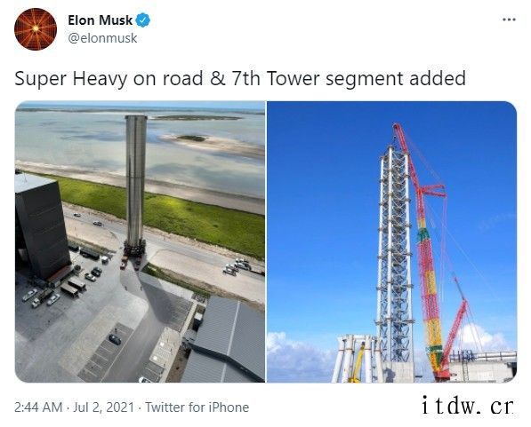 马斯克公布 SpaceX 超重型火箭最新进展,造型科幻
