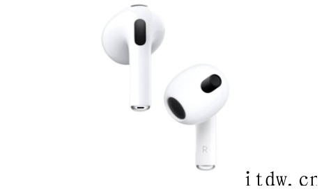 苹果 AirPods 3 正式发布:支持空间音频、IPX4