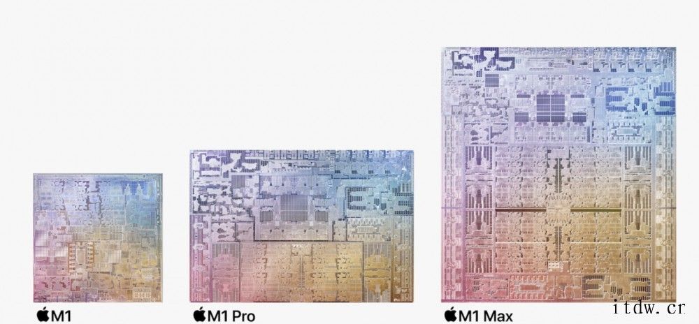 苹果 M1 Max 芯片发布:32 核 GPU,570 亿个