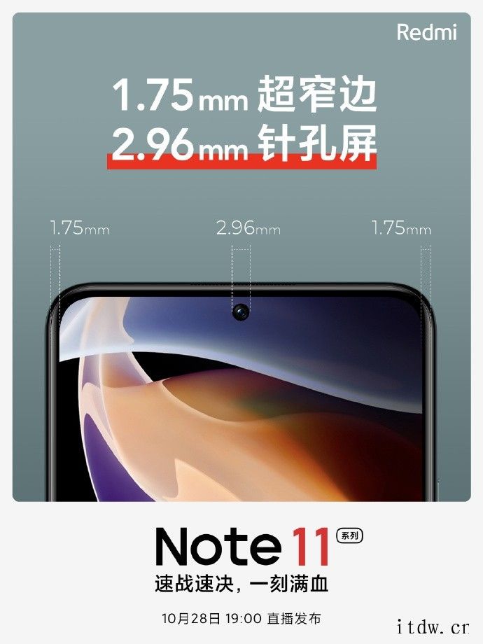 小米 Redmi Note 11 系列 AMOLED 屏幕细