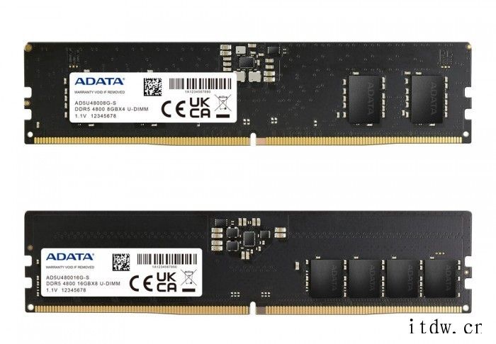威刚宣布 DDR5 内存速度上限可达 12600MT/s,电