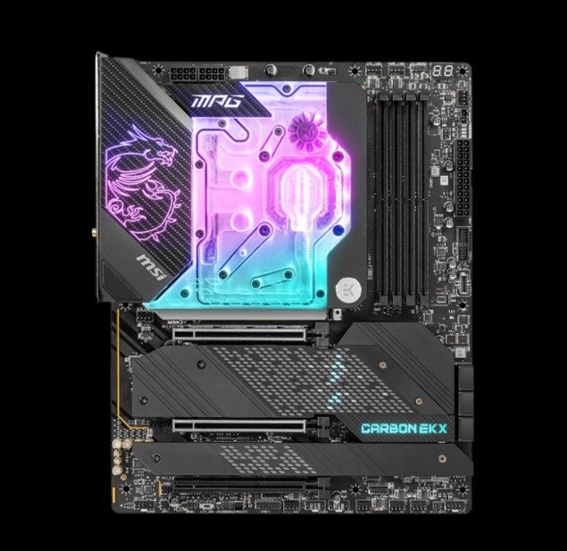 微星联合推出 MPG Z690 Carbon EK X 水冷