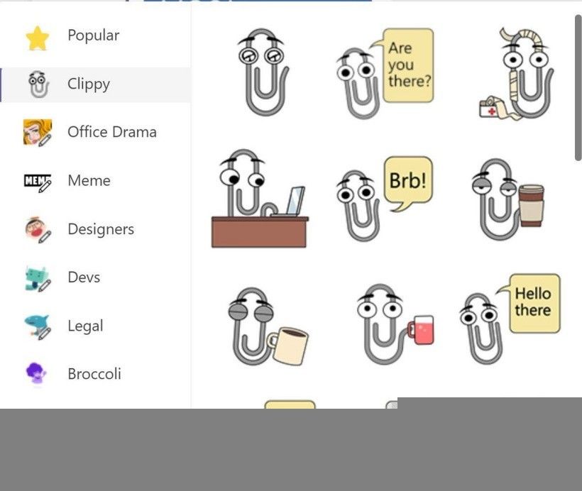 微软经典曲别针小助手回归,加入 Teams 表情