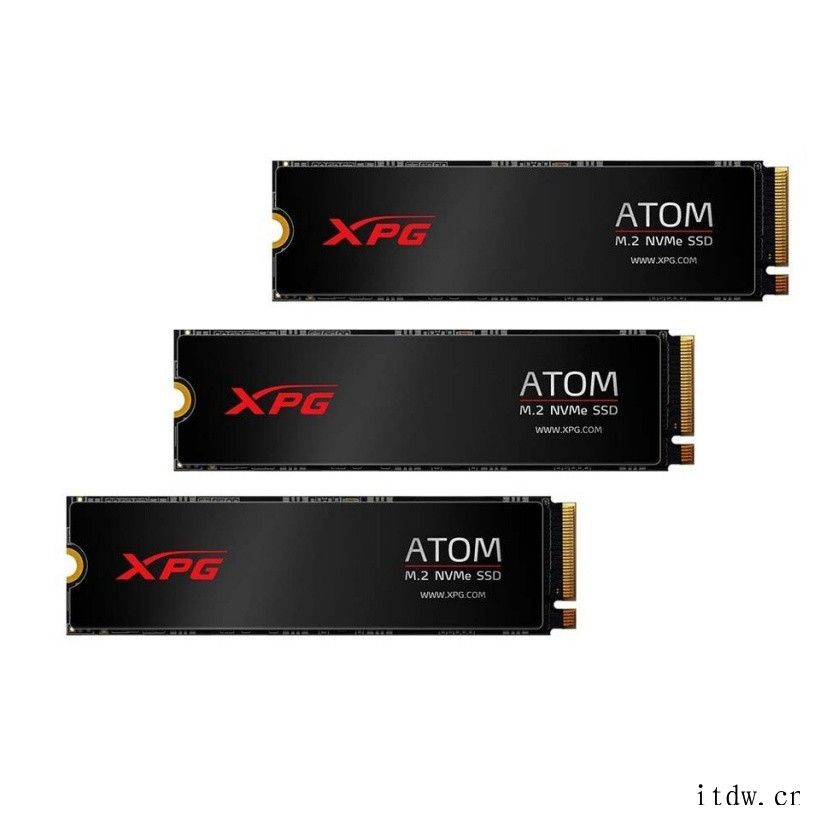 威刚推出 XPG ATOM 30/40/50 系列 SSD: