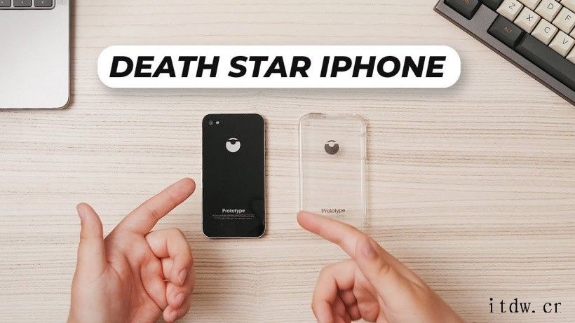罕见的苹果 iPhone 4 原型手机曝光:后盖上印有“死星
