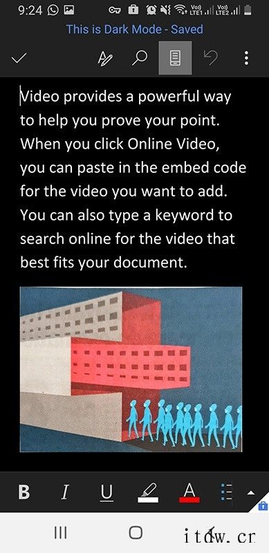 微软 Office Build 20036 安卓预览版推出: