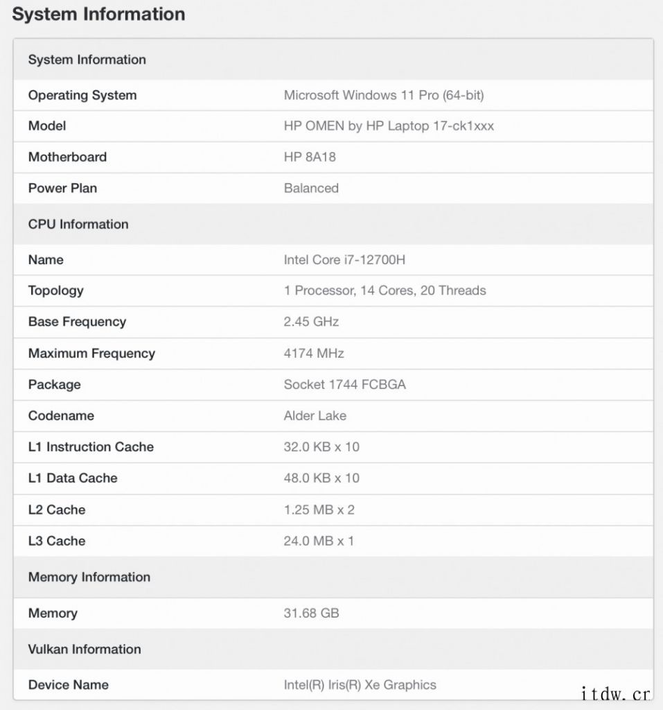惠普新款暗影精灵游戏本曝光:搭载 i7