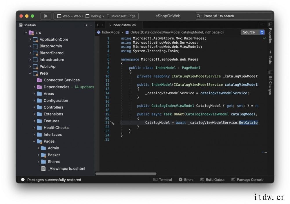 微软 Visual Studio 2022 for Mac 