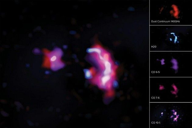 科学家在遥远宇宙的星系中发现了水分子
