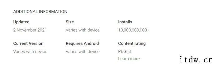 谷歌语音服务在 Play Store 商店下载量超 100 