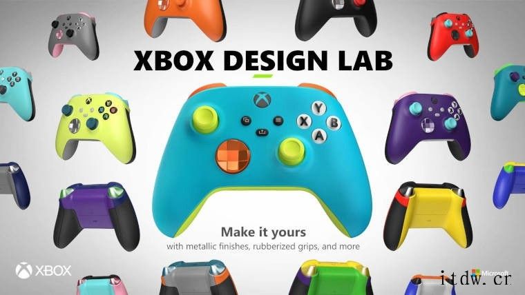 微软 Xbox Design Lab 上线游戏手柄深度定制功