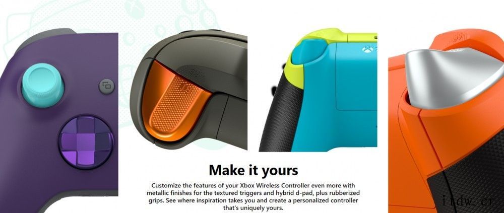 微软 Xbox Design Lab 上线游戏手柄深度定制功