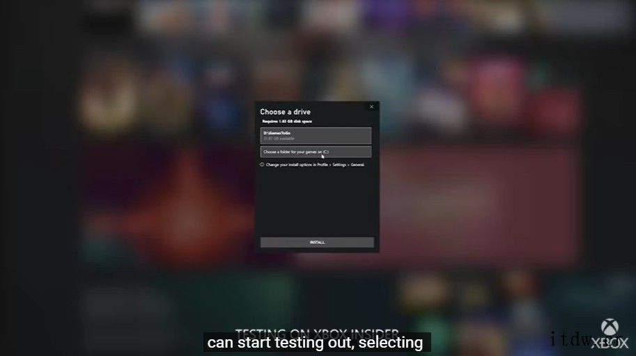 重大改进:微软将为 PC 版 Xbox 游戏支持修改安装位置