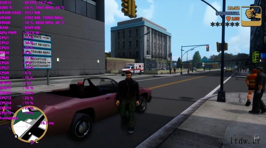 《GTA:三部曲 终极版》可通过开启 DirectX 12 