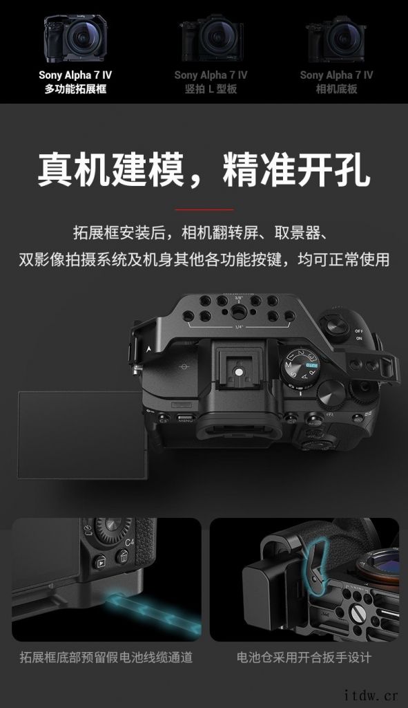 为索尼 A7 IV 打造,斯莫格推出多款相机扩展套件