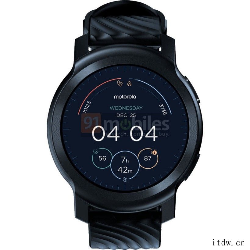 摩托罗拉 Moto Watch 100 曝光:1