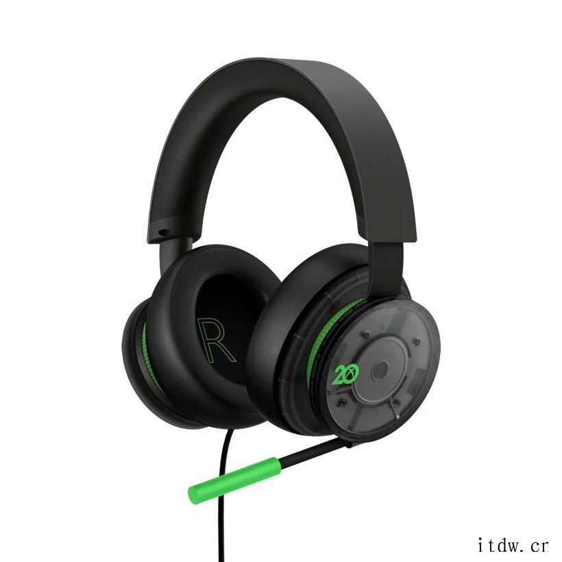 微软发布 Xbox 无线控制器/立体声耳机 20 周年特别版
