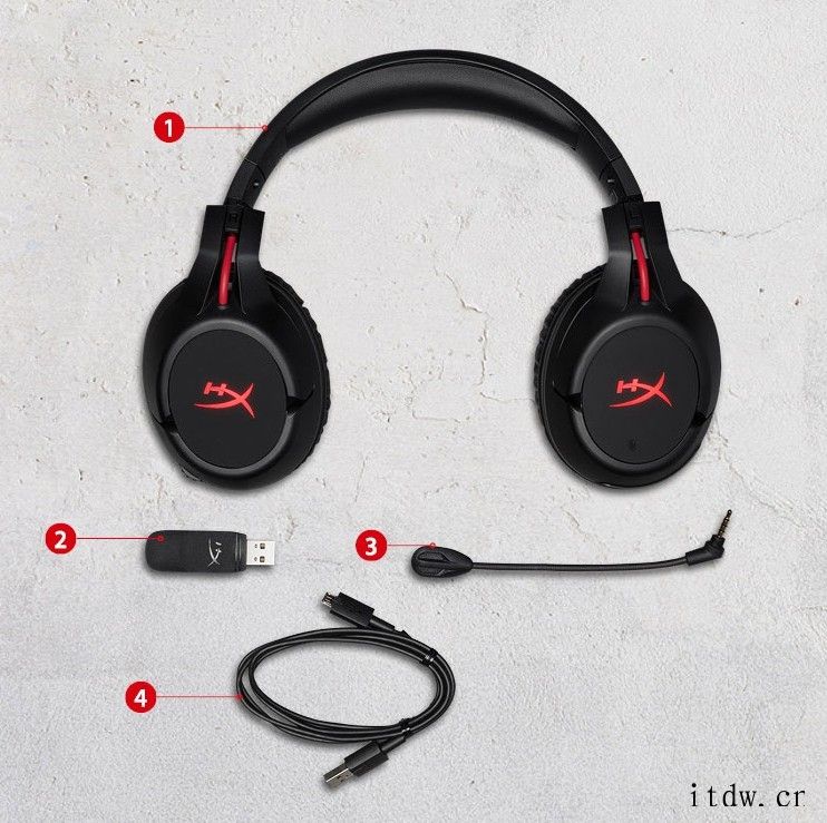 HyperX Cloud Flight 天箭无线游戏耳机更新