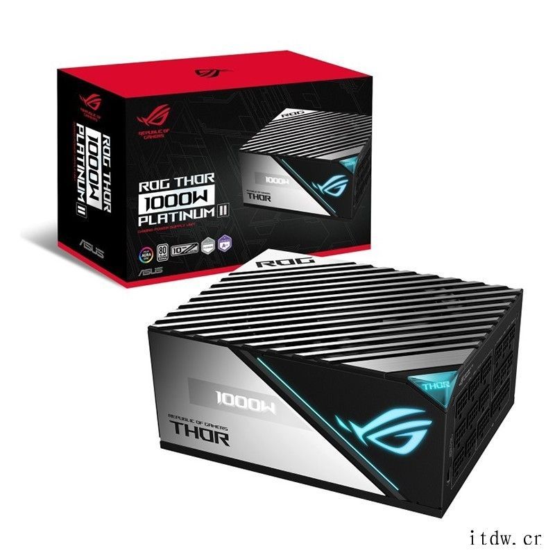 ROG 雷神 2 代 1000W 电源上市:搭载 OLED 