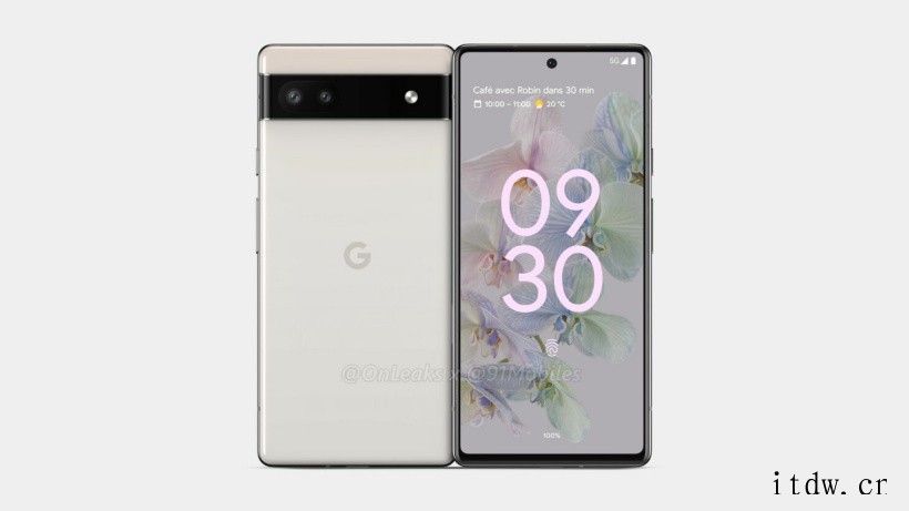 谷歌 Pixel 6a 渲染图曝光,搭载 6