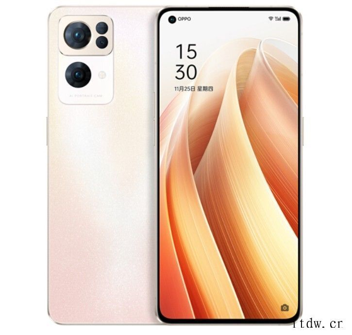 OPPO Reno7/7 Pro 官方渲染图公布:搭载骁龙 