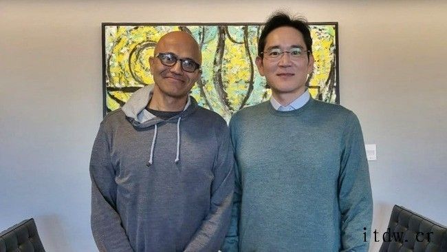 三星“掌门”李在镕在美会见微软、谷歌 CEO,讨论芯片、软件