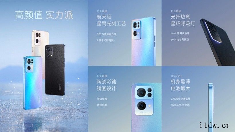 2199~3999元,OPPO Reno7 系列正式发布:小