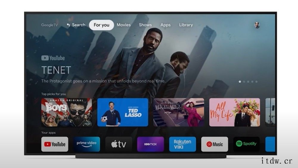 谷歌 Android TV 12 正式版发布:支持 4K U