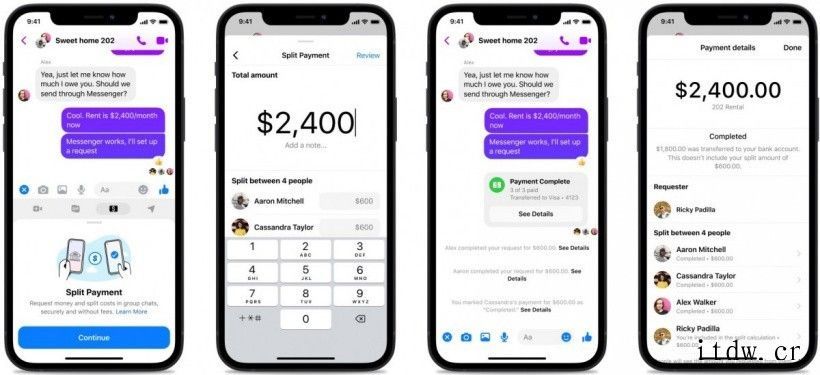 海外聊天应用 Messenger 终于有了群收款功能,可自动
