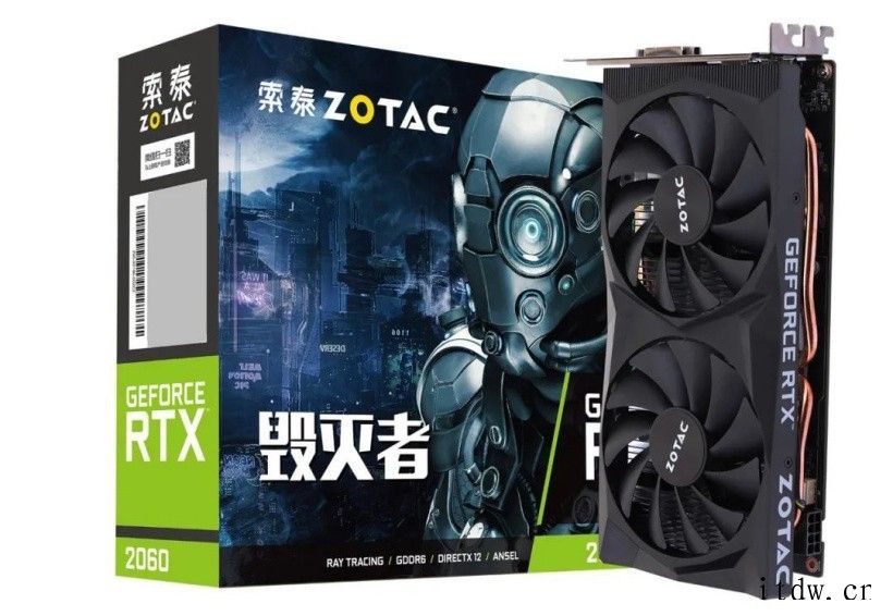 索泰发布 RTX 2060 12GD6 毁灭者,“中端市场的