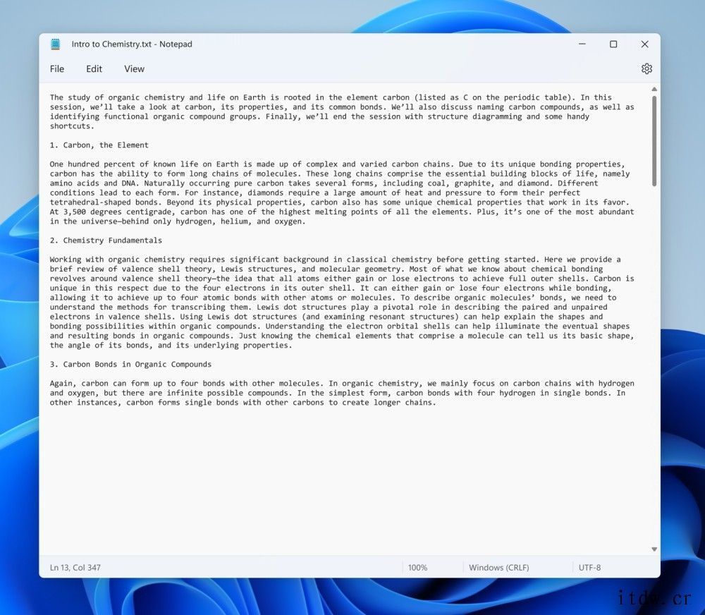 微软 Win11 Dev 全新记事本发布:圆角 / 云母 U