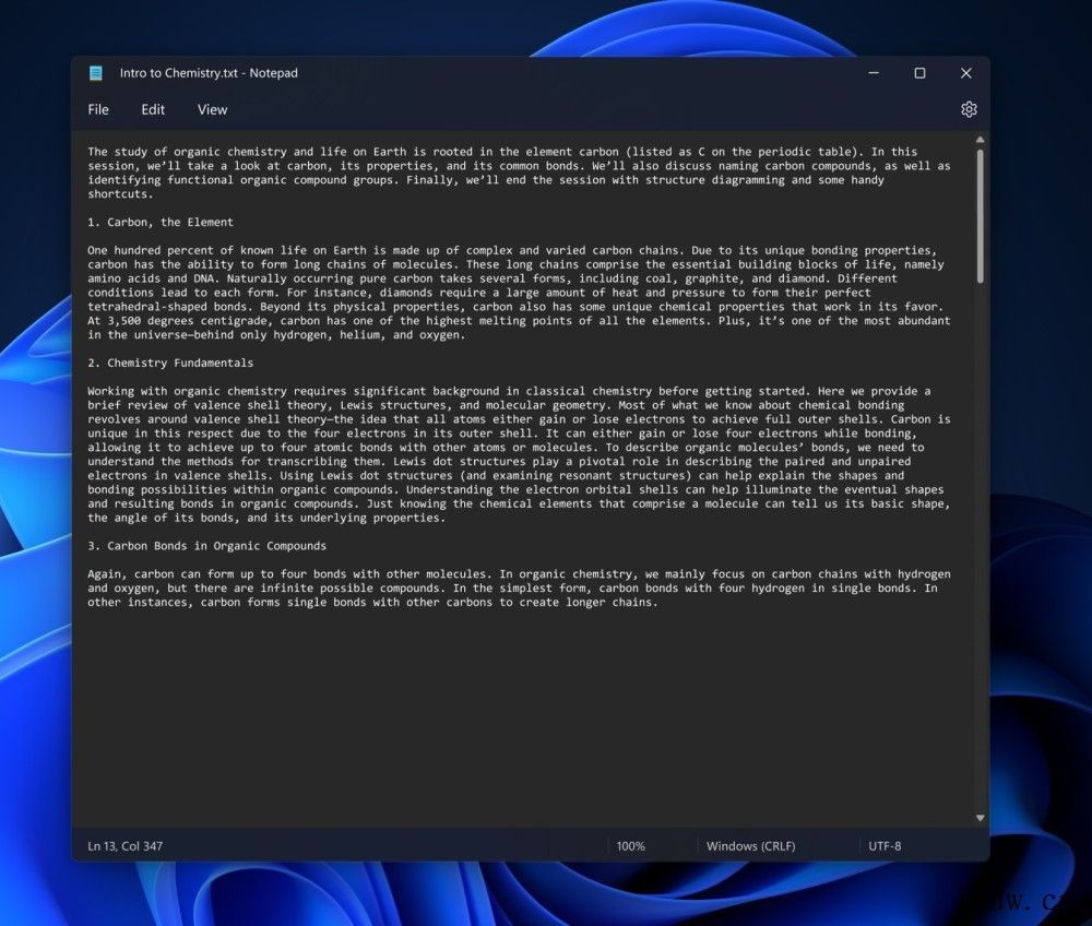 微软 Win11 Dev 全新记事本发布:圆角 / 云母 U