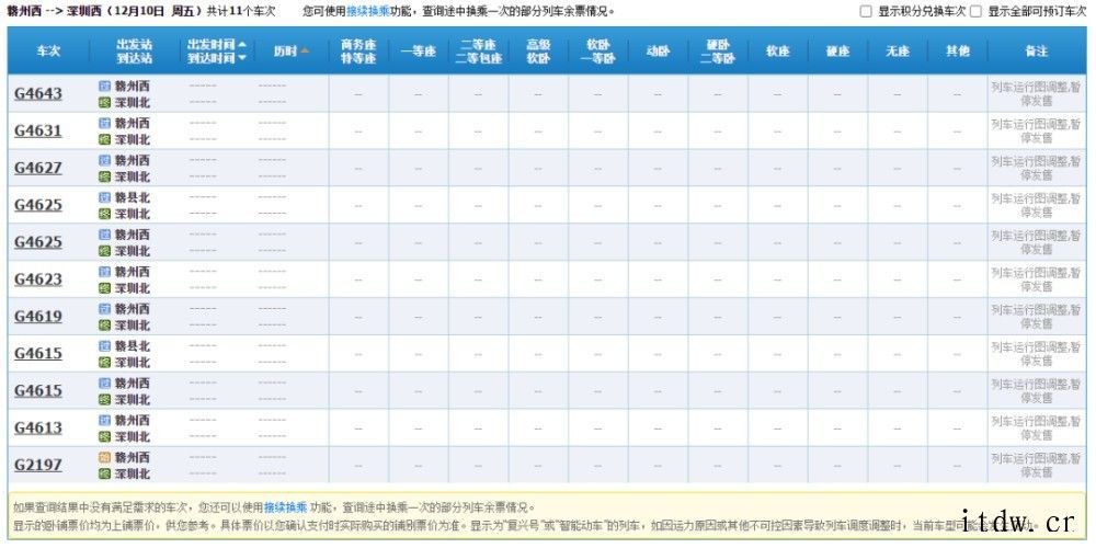 赣深高铁 12 月 10 日开通运营,即将开放购票