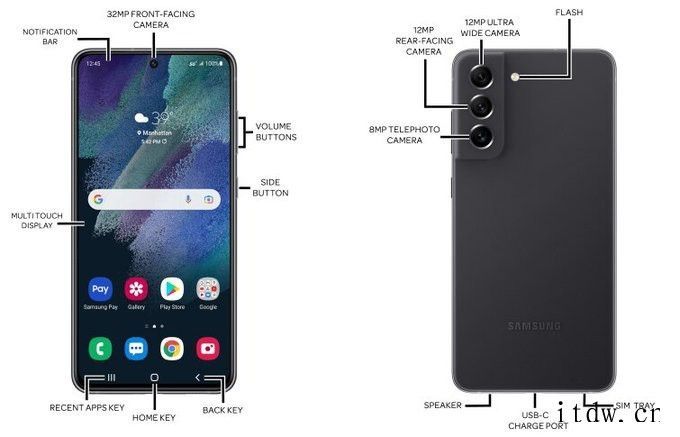 三星 Galaxy S21 FE 用户手册和营销材料已曝光