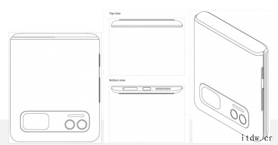 小米翻盖折叠手机专利曝光,后置副屏、双摄