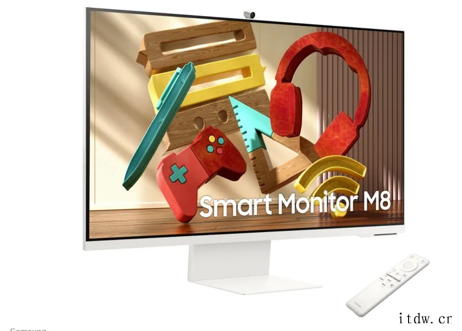 三星发布 M8 智能显示器:32 英寸 4K 屏,支持作为智